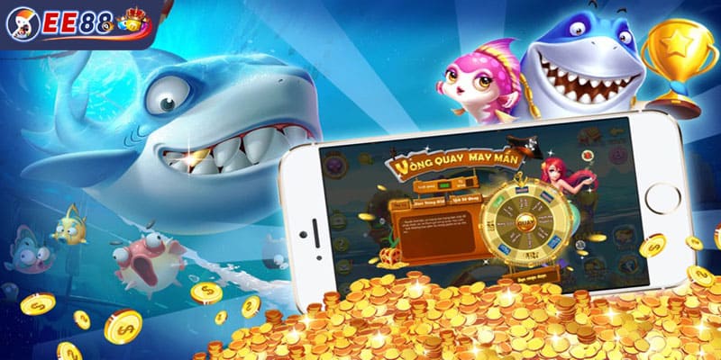 Không gian đại dương bắn cá đa màu sắc